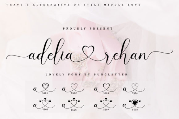 Adelia Rehan: A Luxurious Script Font for Makers and Creative Sellers