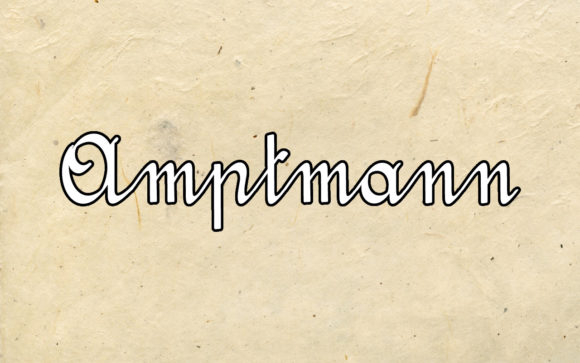 Amptmann Script: A Flowing Font for Crafters and Product Designers