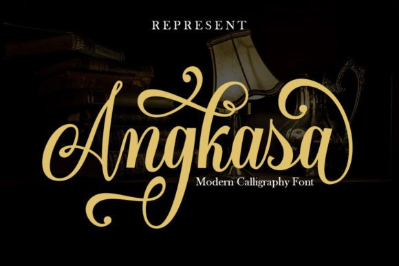 Angkasa: A Vintage Handwritten Font for Crafters and Product Makers