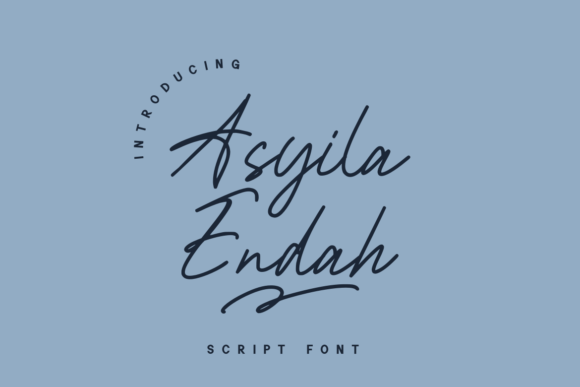 Asyila Endah: A Handwritten Font That Elevates Handmade Product Design