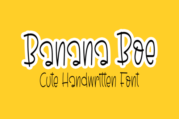 Banana Boe: A Quirky Handwritten Font for Playful Branding Projects