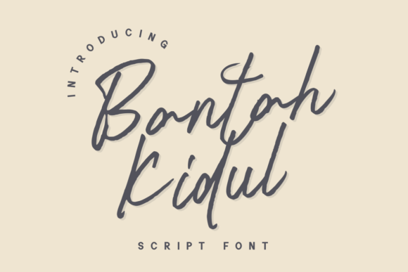 Bantah Kidul: The Script Font That Elevates Your Campaign's Visual Voice