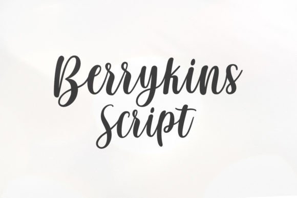 Berrykins Script: A Graceful Typeface for Editorial Charm