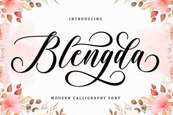 Blengda: A Timeless Handwritten Font for Elegant Brand Identities