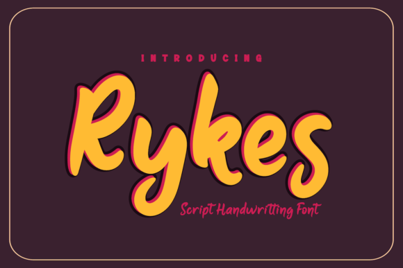 Bringing Personality to Pages with the Rykes Script Font