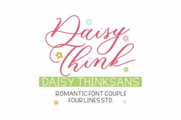 Daisy Think: A Chic Script & Sans Serif Font for Crafters and Makers