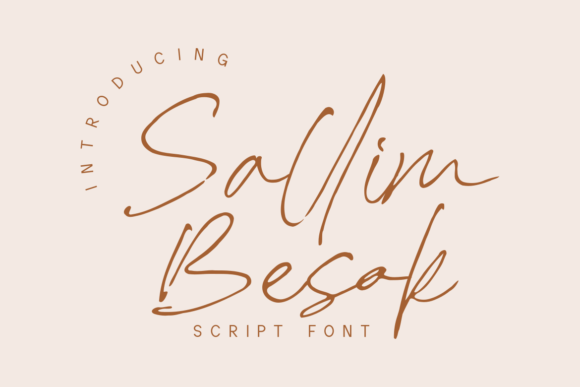 Elegant Typography with Sallim Besok: A Font for Editorial Refinement