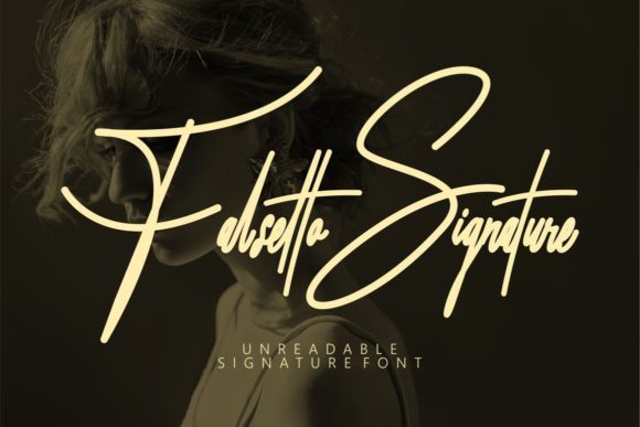 Falsetto Signature: A Refined Script Font for Modern Branding and Digital Campaigns