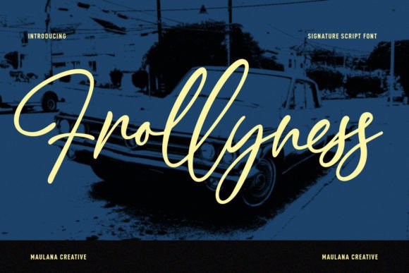 Frollyness: A Casual Script Font That Elevates Campaign Typography