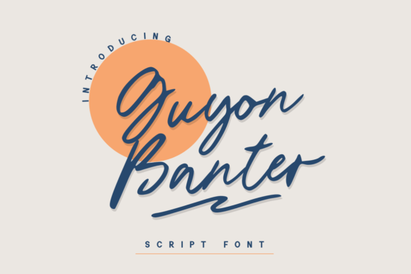 Guyon Banter: The Handwritten Font That Elevates Campaign Visuals