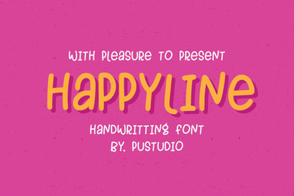 Happyline: A Handwritten Font That Brings Warmth to Editorial Design