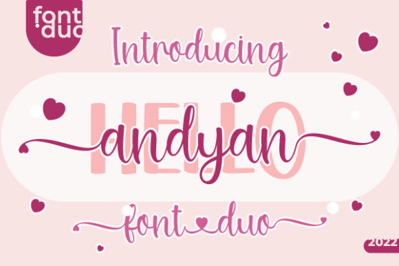 Hello Andyan Duo: A Handwritten Font Pairing for Chic Branding