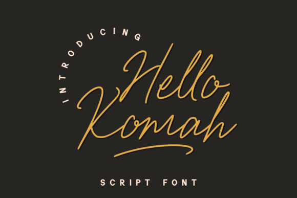 Hello Komah: A Script Font That Elevates Campaign Typography