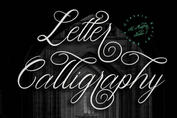 Letter Calligraphy: A Refined Script Font for Elegant Editorial Design