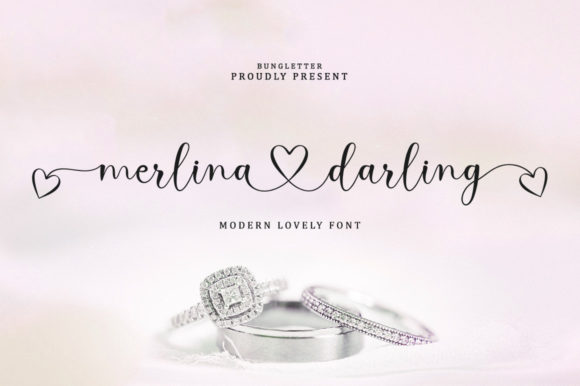 Merlina Darling: A Luxurious Script Font for Editorial Elegance