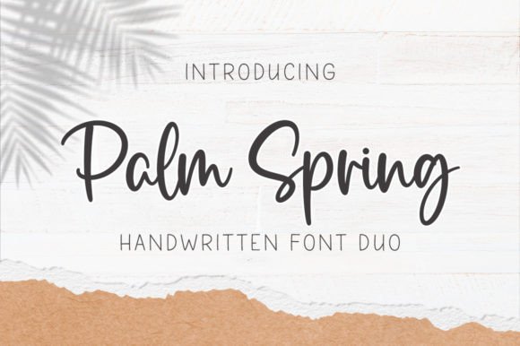 Palm Spring: A Chic Typeface for Modern Marketing and Digital Design