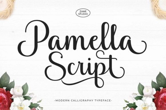 Pamella Script: A Romantic Script Font for Elegant Branding