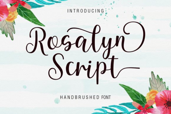 Rosalyn Script: A Handwritten Font That Elevates Small Business Branding