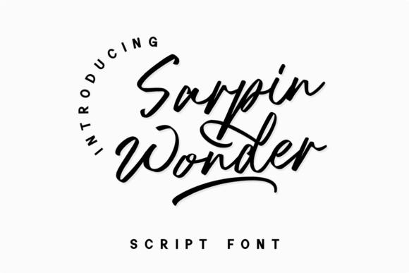Sarpin Wonder: A Premium Script Font for Polished Branding