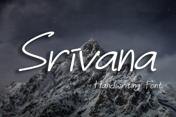 Srivana: A Handwritten Font That Brings Personality to Your Editorial Design