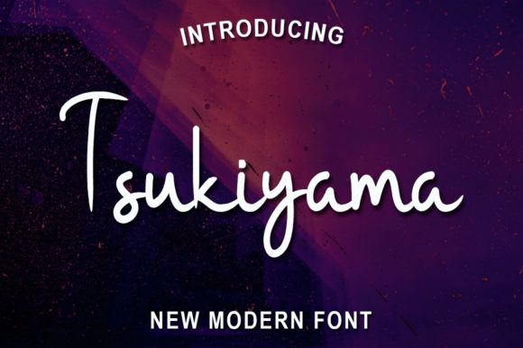 Tsukiyama: A Sweet Script Font That Elevates Digital Marketing Design